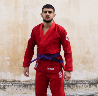 CHOSEN monogram ΣΤΟΛΗ BJJ Gi - red